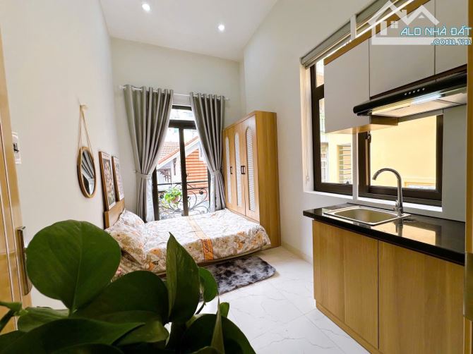 Cho Thuê CCMN 43 Trung Kính Cầu Giấy 25m2 Studio Gác Xép Thang Máy Ban Công Cửa Sổ Gần Chợ - 4