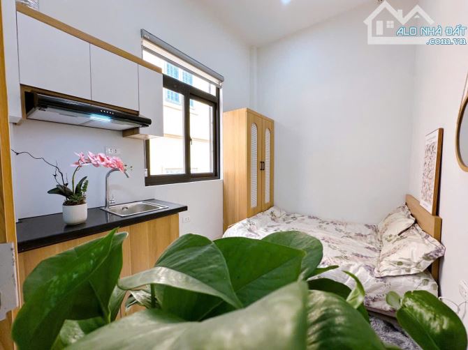 Cho Thuê CCMN 43 Trung Kính Cầu Giấy 25m2 Studio Gác Xép Thang Máy Ban Công Cửa Sổ Gần Chợ - 9