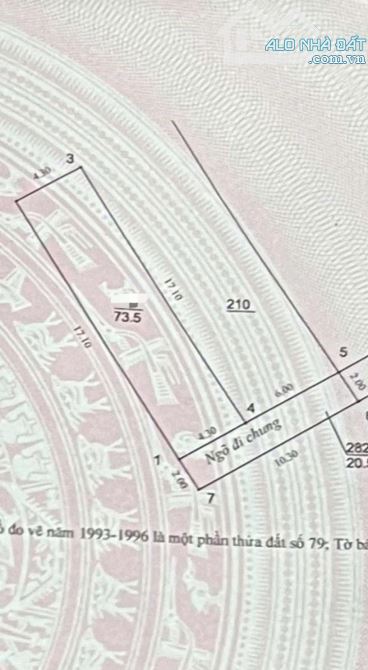 BÁN ĐẤT PHÂN LÔ – TÌNH QUANG GIANG BIÊN – 74M² – MT 4.3M – GIÁ 4.7 TỶ (63TR/M²)