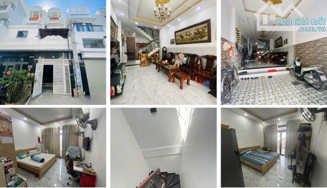 HẺM XE XE TẢI THOÁNG - 4PN - NHÀ ĐẸP 4 TẦNG KIÊN CỐ - 72M2 - SỔ VUÔNG ĐẸP HOÀN CÔNG ĐỦ