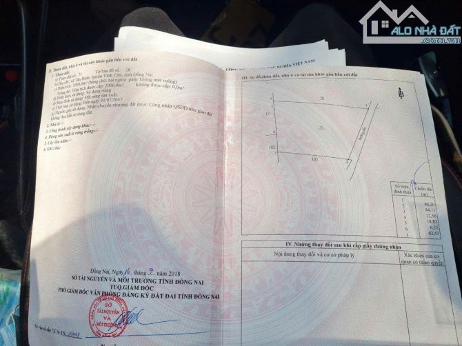 Bán đất mặt tiền đường bê tông 10m, tại Tân Bình Vĩnh Cửu. Tiện làm kho xưởng