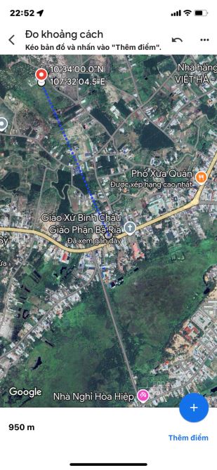 1 sào Bình Châu Xuyên Mộc - Bà Rịa Vũng Tàu - cách cảng biển chỉ 2,5 km - 16*63 - 2,6 Tỷ - 1