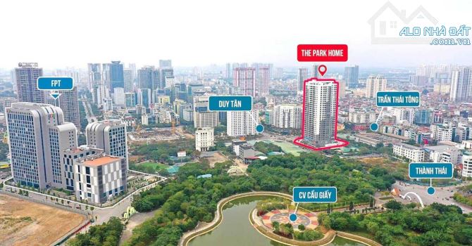 Bán nhanh căn góc 3 ngủ cực thoáng tại The Park Home Trần Thái Tông Cầu Giấy - 1