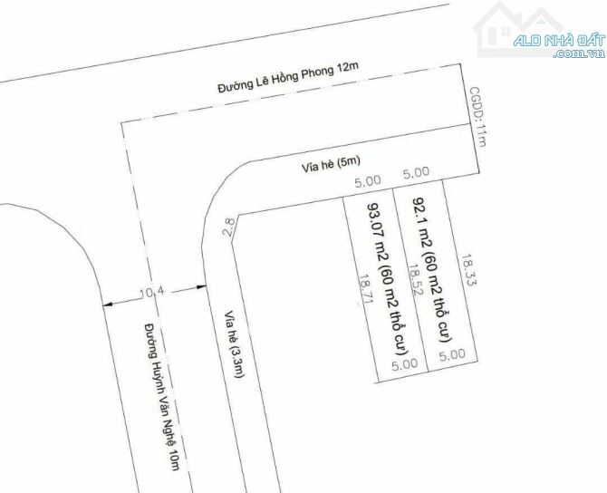 Đất MT LÊ HỒNG PHONG Phú Lợi - TDM : 10 X 18 , TC 120M, Kinh doang đa nghành nghề - 2
