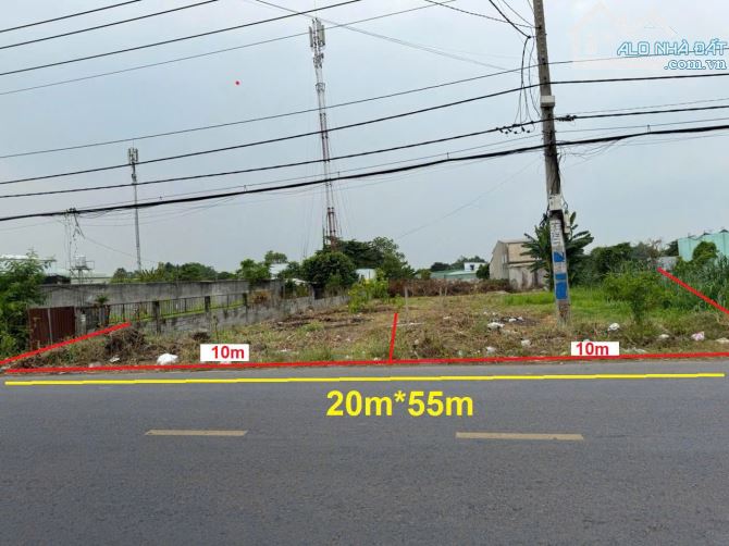 Bán đất MT đường Nguyễn Kim Cương, xã Tân Thạnh Đông Củ Chi, 10x55, 587m², TC 550m² 7.7 tỷ - 3