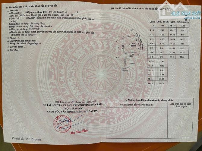 Bán đất 3,5 sào hẻm đường 19/5 tp -bmt - 4