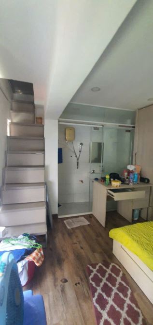 Nhà Full Nội thất Trệt 3 Lầu 5x3m 2 Phòng 2 wc Hẻm 25 Cống Quỳnh Giá 15 Triệu