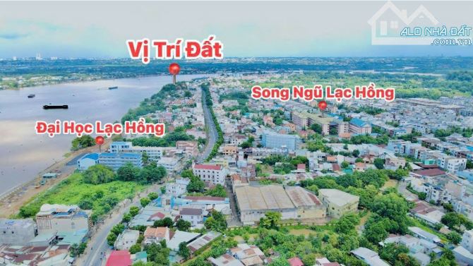 Bán lo đất Biệt Thự 2 mặt tiền Bờ Kè Bửu Long, Biên Hòa, Đồng Nai, 1164m2, giá 58 tỷ.