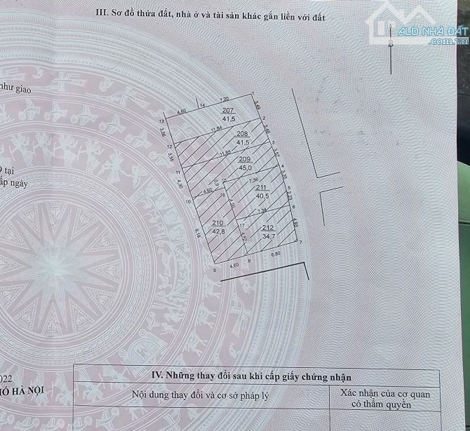 ĐẤT THANH TRÌ  - 41,5M - LÔ GÓC - Ô TÔ TRÁNH - GIÁ 8,2 TỶ; 100M - 7,2 TỶ; 117M - 12,4 TỶ
