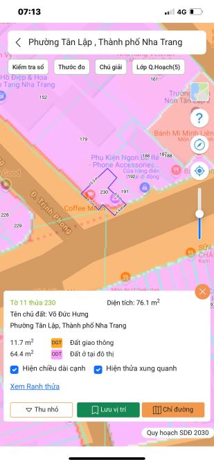 bán nhà căn góc nguyễn thị minh khai trịnh phong nha trang
 dt 76m² Giá bán: 22,5 tỷ lh: - 1