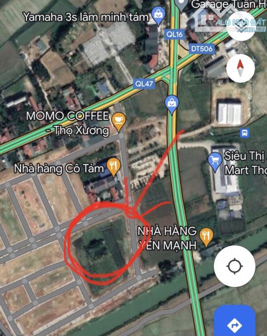 Cần chuyển nhượng 0.85ha Đất TMDV tại TT Lam Sơn Thọ Xuân  Thanh Hoá - 1