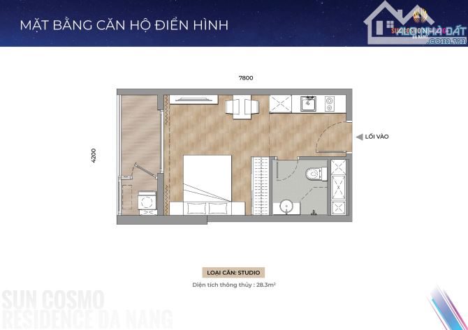 Bán rẻ căn hộ Studio cách biển Mỹ Khê 600m chỉ 2 tỷ 1, nhận nhà ở ngay - 3