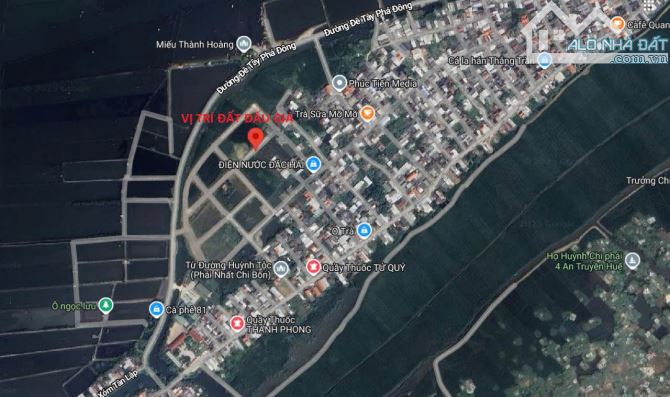 Đất KQH Bạc miếu gần đầm chuồn, Phú An, Phú Vang. View Phá Tam Giang ✅DT: 142m2  Giá: 9xxt - 2