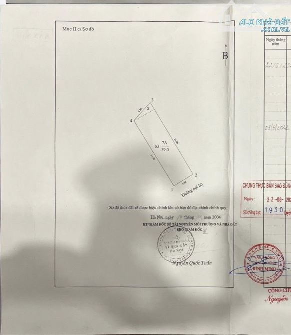 Hàng Hiếm. Bán Nhà 4 Tầng Ngõ ôtô Phố Trung Kính. 59m2 - MT:4m. Gần Phố, Ở Ngay. - 7