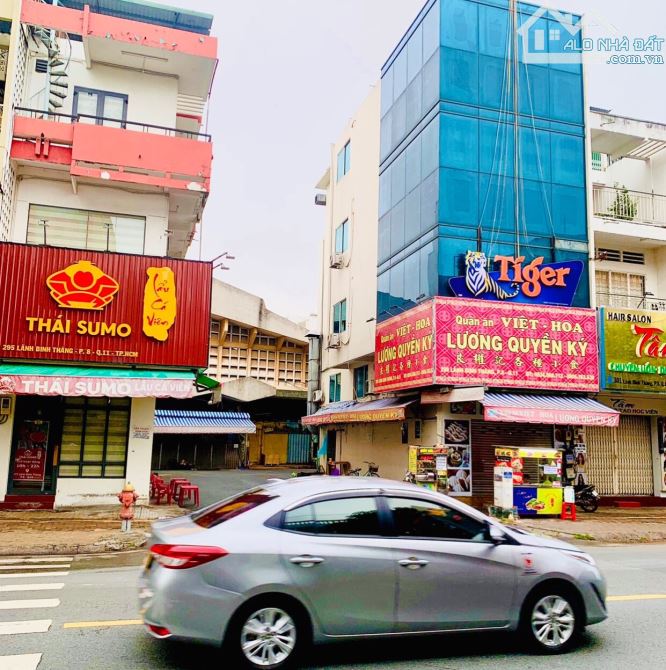 Góc 2 Mặt Tiền hiếm Lãnh Binh Thăng Q11 Dt 4 x 15m 5 Tầng Giá 22,5 Tỷ hdt 50 triệu/th
