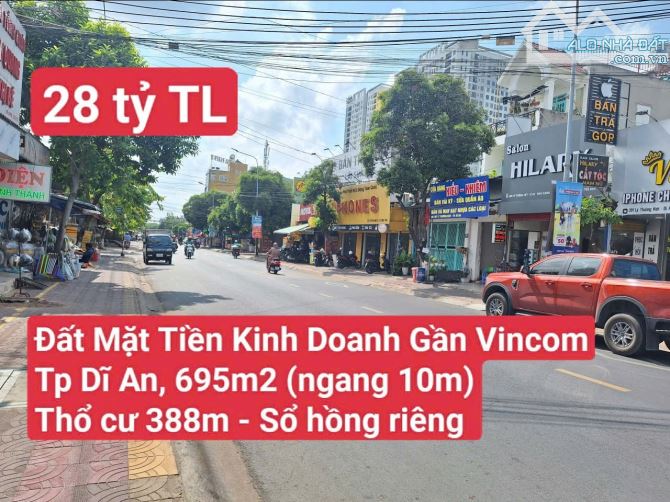 🆘 Đất Mặt Tiền Kinh Doanh Văn Phòng Cty Đường Lý Thường Kiệt, P. Dĩ An, Tp. Dĩ An