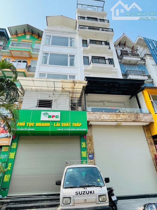 BÁN NHÀ MẶT PHỐ NGUYỄN HOÀNG: DT 76M2, 6 TẦNG THANG MÁY, KINH DOANH ĐỈNH, GIÁ 44.9 TỶ