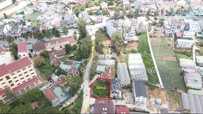 Bán lô đất Lê Thị Riêng 🔥318m - Phường 7 Đà Lạt💵12 tỷ 5