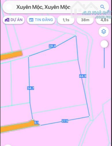 Cần bán lô 2 mặt tiền 1000m2 view suối, gần biển, gần cao tốc mặt tiền đến 28m