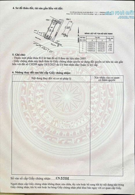 BÁN LÔ ĐẤT VÀNG (4x18) 1/ TRUNG MỸ TÂY 09, QUẬN 12