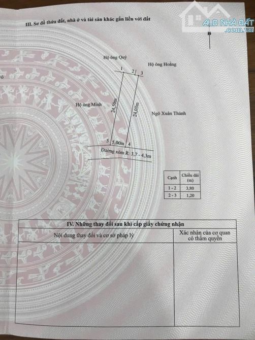 Bán đất Xuân La - Thanh Sơn - Kiến Thụy - Hải Phòng - 1