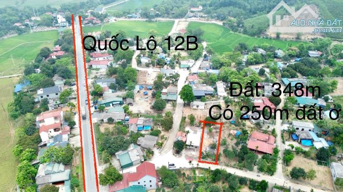 348m Có 250m Đất Ở - Cách Quốc Lộ 12B Đúng 70m - Cách Capmping Nà Nờ 1km - 2