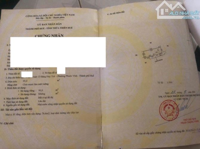 Bán đất Kiệt 13 Đặng Huy Trứ Cách Mặt Tiền 50m - 3