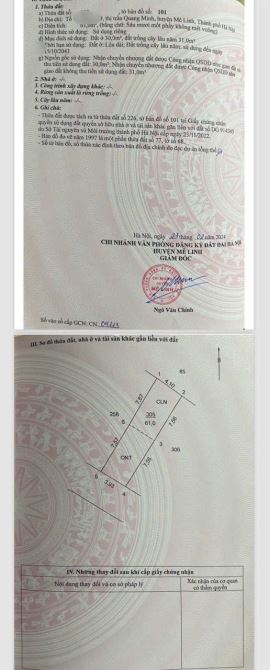 Bán đất Tổ 9-QUANG MINH- đường thông ô tô tránh xe máy - 3