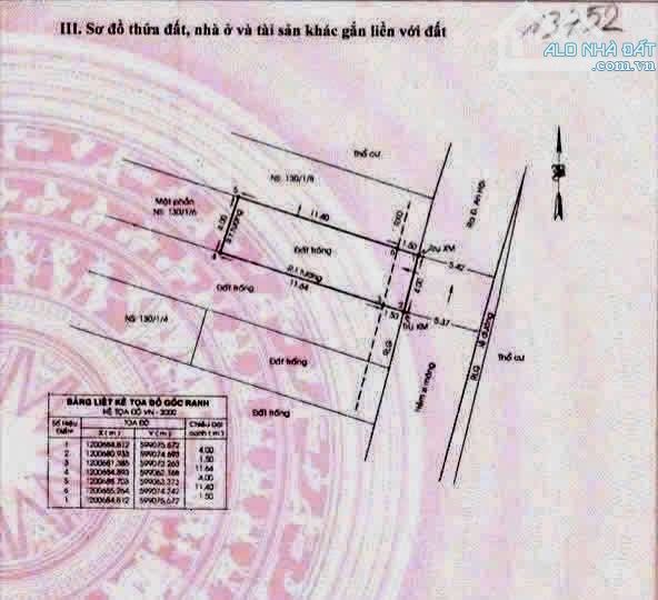 Bán lô đất khu phân lô Lê Đức Thọ, phường 13, Gò Vấp