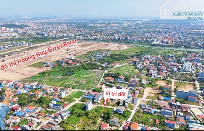 Bán đất đối diện Hoàng Huy Green tại Hoa Động 100m cực tốt nhất thị trường chỉ 3 tỷ xíu