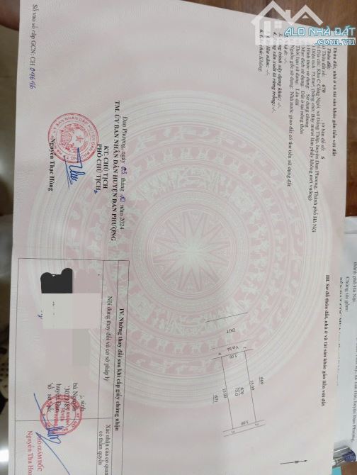 BÁN GẤP ĐẤT CỔNG NGÓI - ĐAN PHƯỢNG, PHÂN LÔ, Ô TÔ TRÁNH: 75M2, MT 5M, GIÁ ĐẦU TƯ. - 1