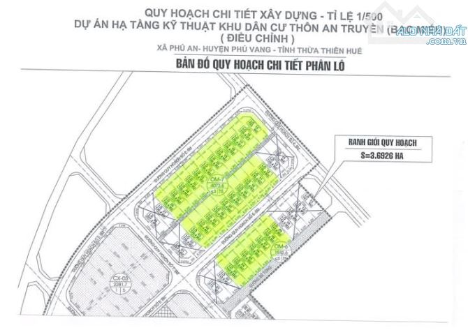 BÁN NHANH ĐẤT SỔ ĐỎ KQH CHỢ AN TRUYỀN, PHÚ AN.  GIÁ 7TR/M2 - 1