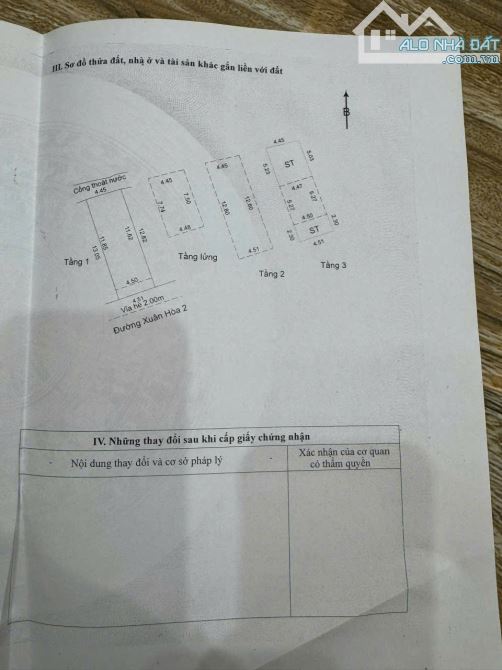 Bán nhà 3 tầng rưới mặt tiền Xuân Hòa 2, đường 5m5, gần Điện Biên Phủ, DT 58m2 - 2