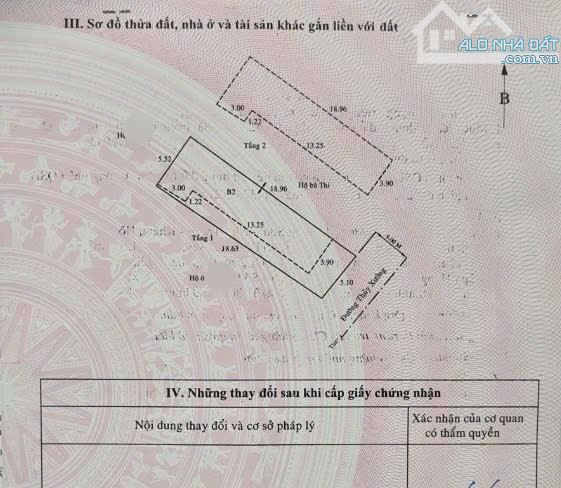 Cần bán nhanh - Nhà đường Thủy Xưởng 99m * 2 tầng đối diện siêu thị Lotte giá tốt - 2
