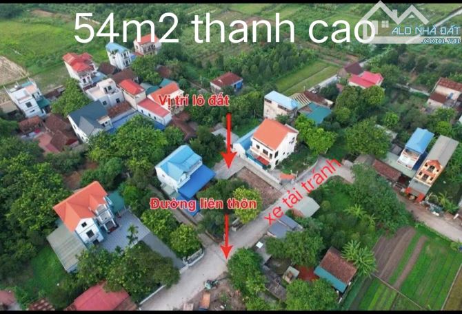 Đất Thanh Cao trong đê ngõ 2.3m cách xe tải tránh chỉ 10m - 3