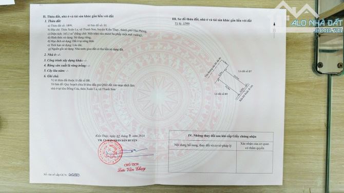 Bán đất đấu giá  giai đoạn 2 Thanh Sơn, Kiến Thụy, Hải Phòng - 3