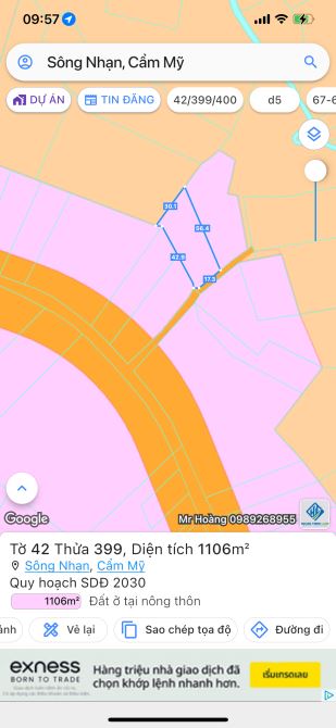 Gần 3000m2 ngay cổng B Sân Bay Long Thành. Giá 2,2tr/m2   Đất vuông vắn, bám đường đẹp - 3