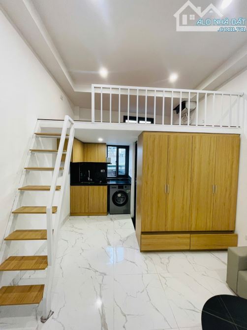 Cho Thuê CCMN 105 Bạch Mai Hai Bà Trưng 25m2 Studio Gác Xép Ban Công Cửa Sổ Giặt Riêng TM - 3