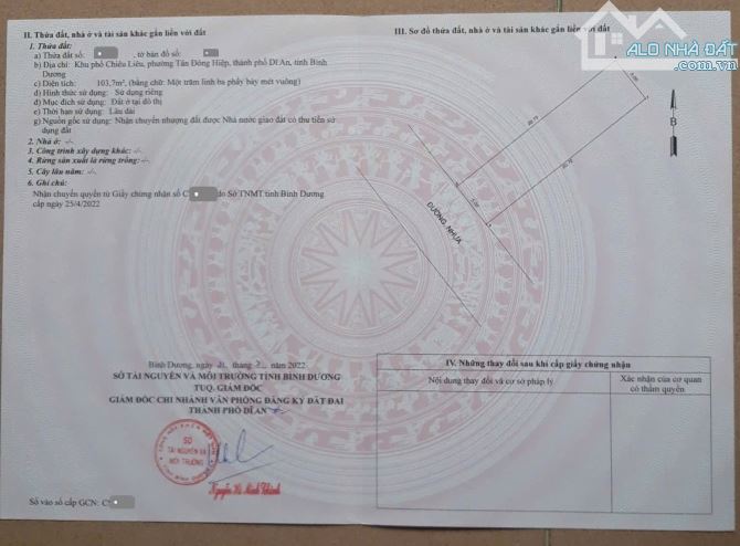 dãy nhà trọ rẻ 103,7m2 3Ty7 TL Thu Nhập 8tr/thg gần vincom dĩ an 2,5km p.Tân Đông Hiệp - 4