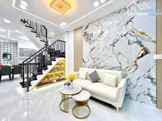 30M2, BÁN NHÀ 2 TẦNG,HẺM Ô TÔ THÔNG, NGUYỄN VĂN KHỐI, P8 GÒ VẤP, NHỈNH 4 TỶ - 4