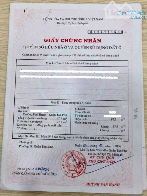 ✨ 136M2 MTKD, THÔNG SỐ VÀNG: Ngang 7.8M x Sâu 19M, 1 Trệt 3 Lầu BTCT, sát AEON - 22,5 TỶ - 6