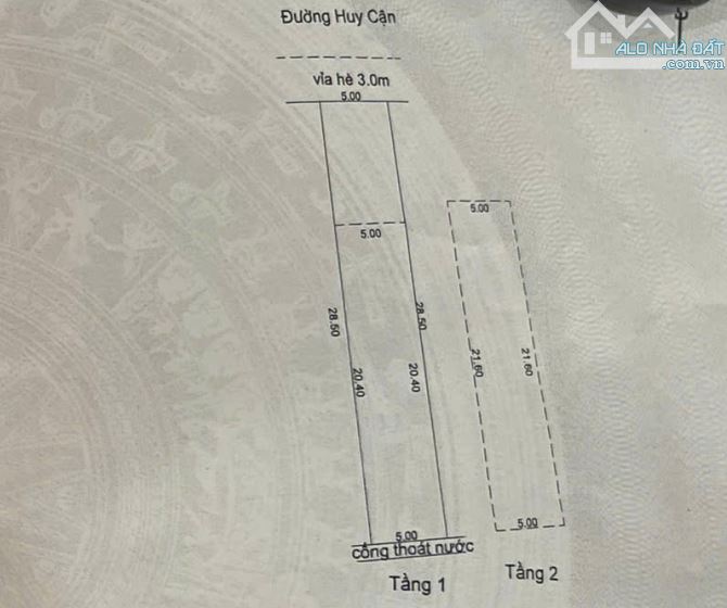 GIÁ RẺ BÁN NHANH - NHÀ 2 TẦNG MT Huy Cận