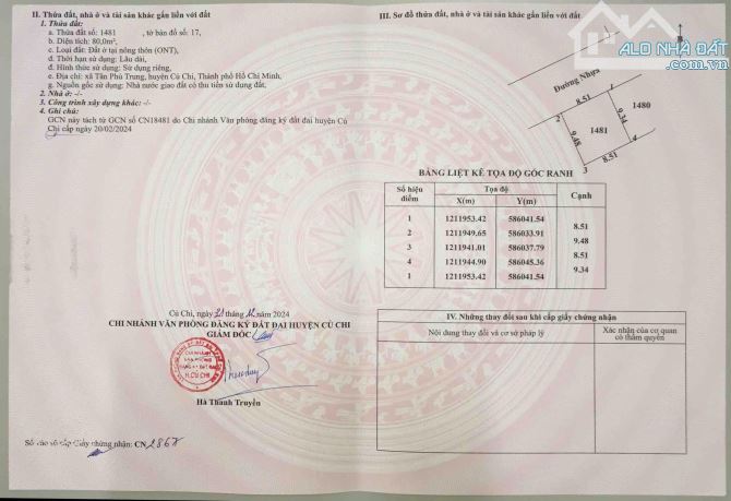 🏡 Cần Bán Gấp Đất Nền Tân Phú Trung – Gần Metro Số 2 – Sổ Riêng, Xây Tự Do