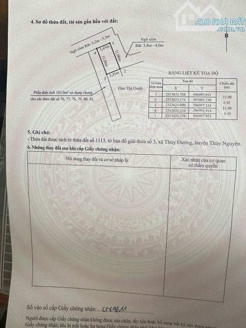 Bán đất Thủy Đường giá 1,x tỷ, 3 mặt tiền, gần KCN Vsip