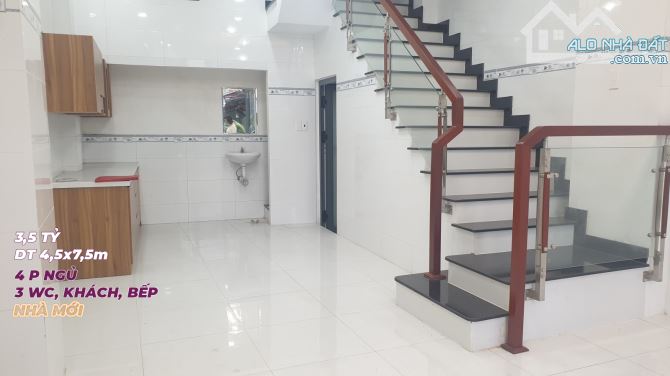 CHỈ 3,5 TỶ NHÀ MỚI 3 TẦNG 4 P. NGỦ 4,5x7,5m~32m2 Đ. LÊ VĂN LƯƠNG Q.7 - 1