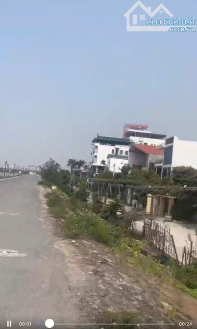 Bán lô đất biệt thự, nănm trên trục view ra sông, bờ đê hoàng diệu - 1