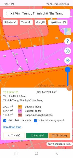 Bán đất mt Võ Nguyên giáp diên An giá đầu tư - 1