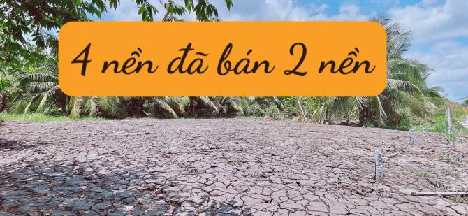 Cần bán 2 nền mặt tiền nhựa gần chợ sóc ruộng cách 30/4 khoảng 100m - 1