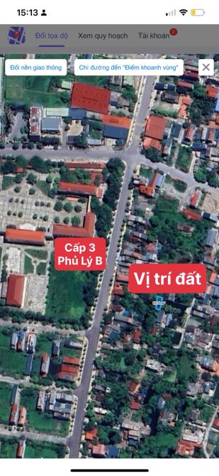 🌟 BÁN LÔ ĐẤT NHÁNH NGUYỄN ĐỨC CẢNH THANH CHÂU , PHỦ LÝ HÀ NAM DT 57M MT 5.2M GIÁ CHỈ 880T