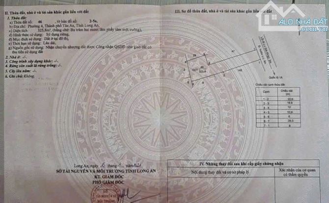 Đất đường xe tải, sát bên trường THPT Lê Quý Đôn, P4 TP Tân An tỉnh Long An - 2
